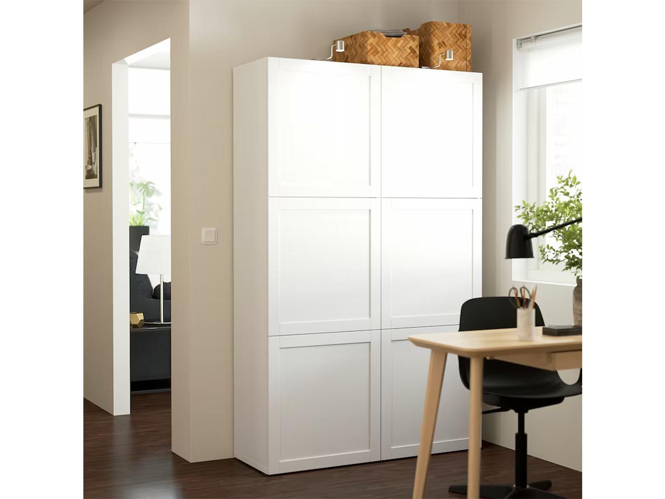 Стеллаж Беста 216 white ИКЕА (IKEA) изображение товара