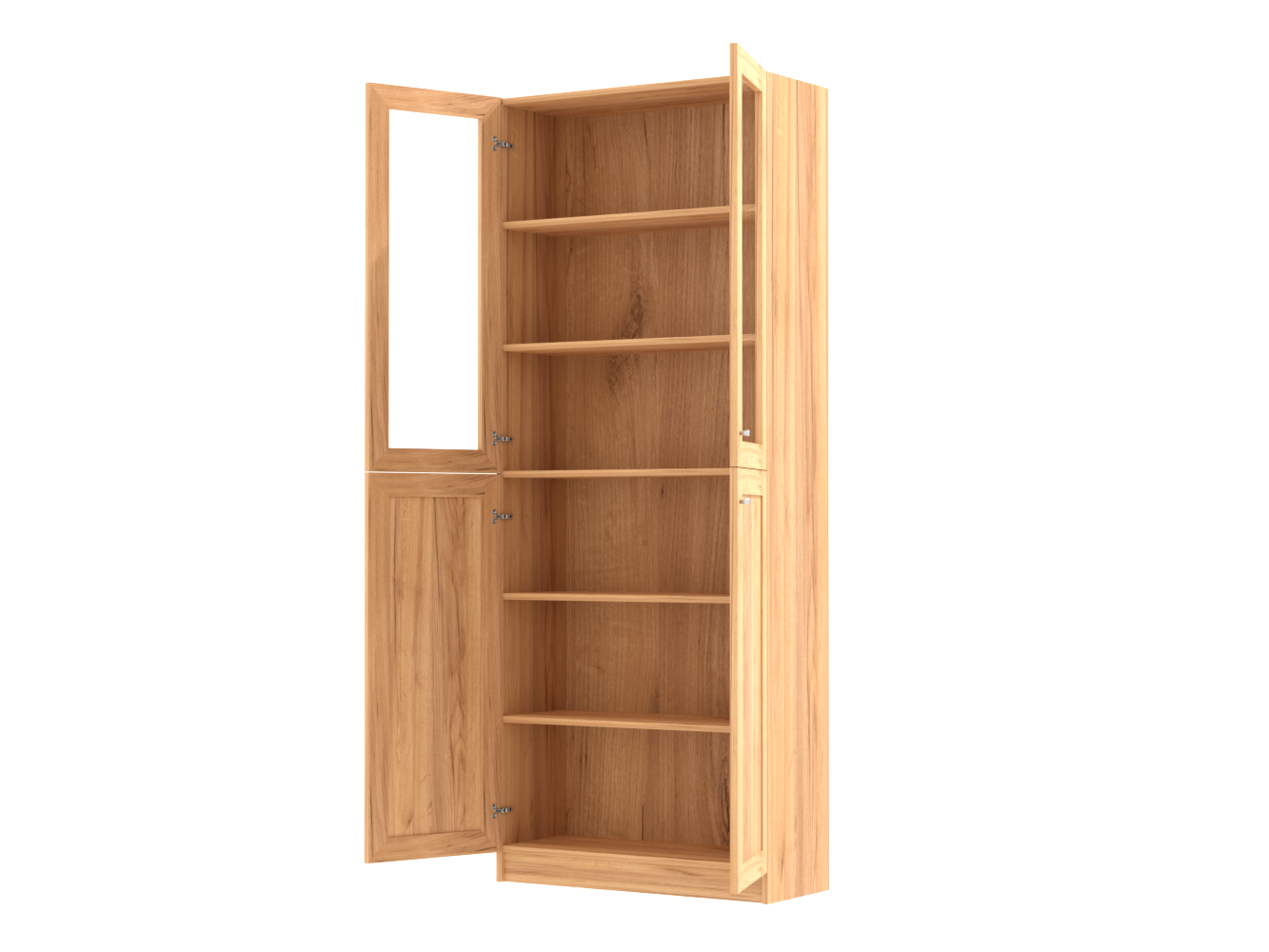 Книжный шкаф Билли 334 oak gold craft ИКЕА (IKEA) изображение товара