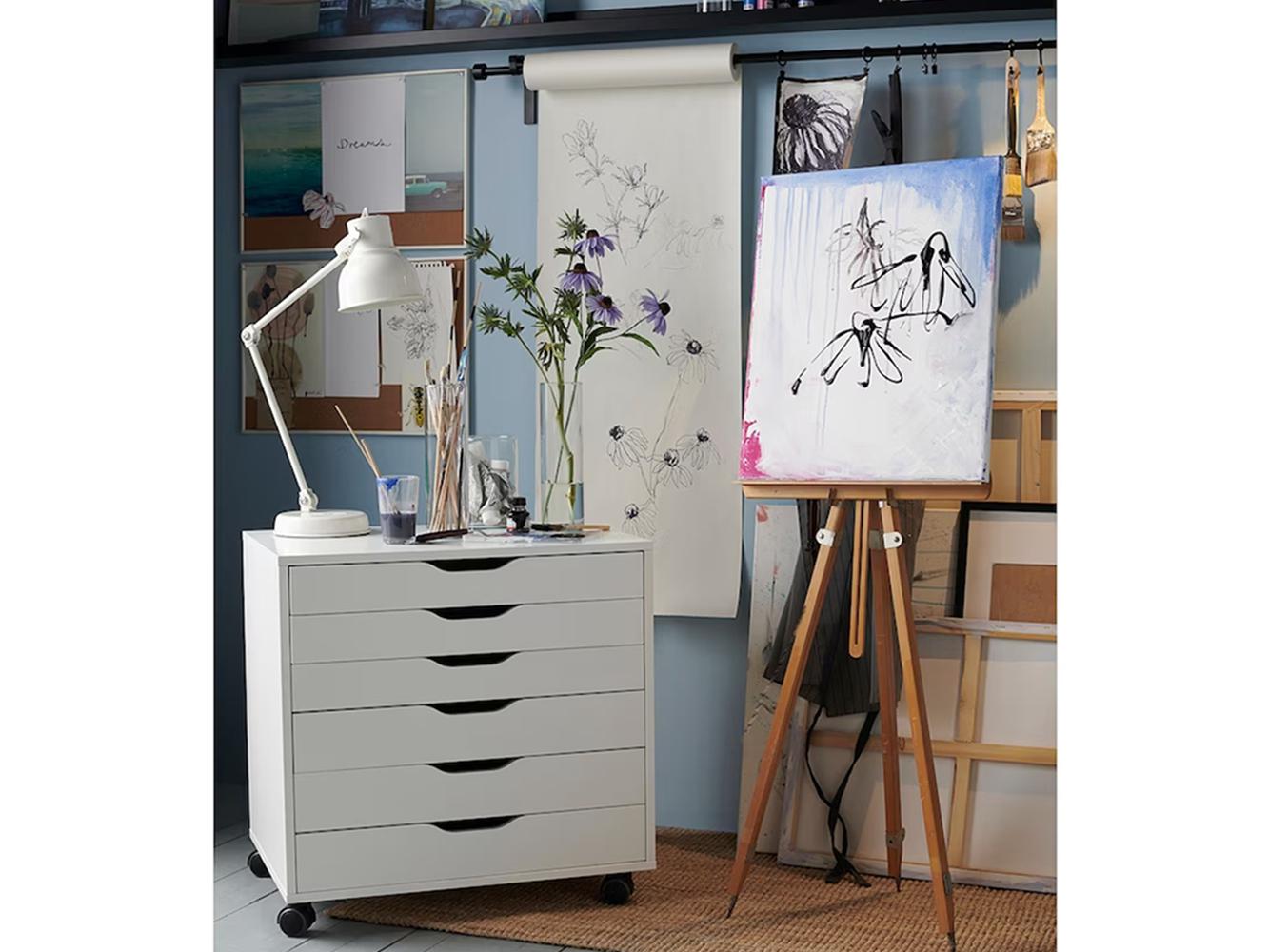 Тумба Алекс 13 white ИКЕА (IKEA)  изображение товара