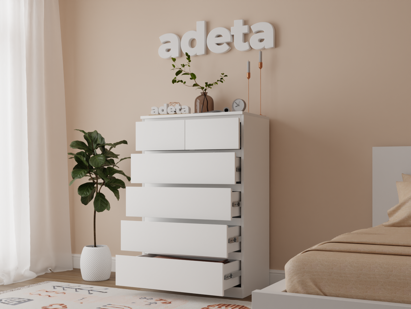 Комод Мальм 26 white ИКЕА (IKEA) изображение товара