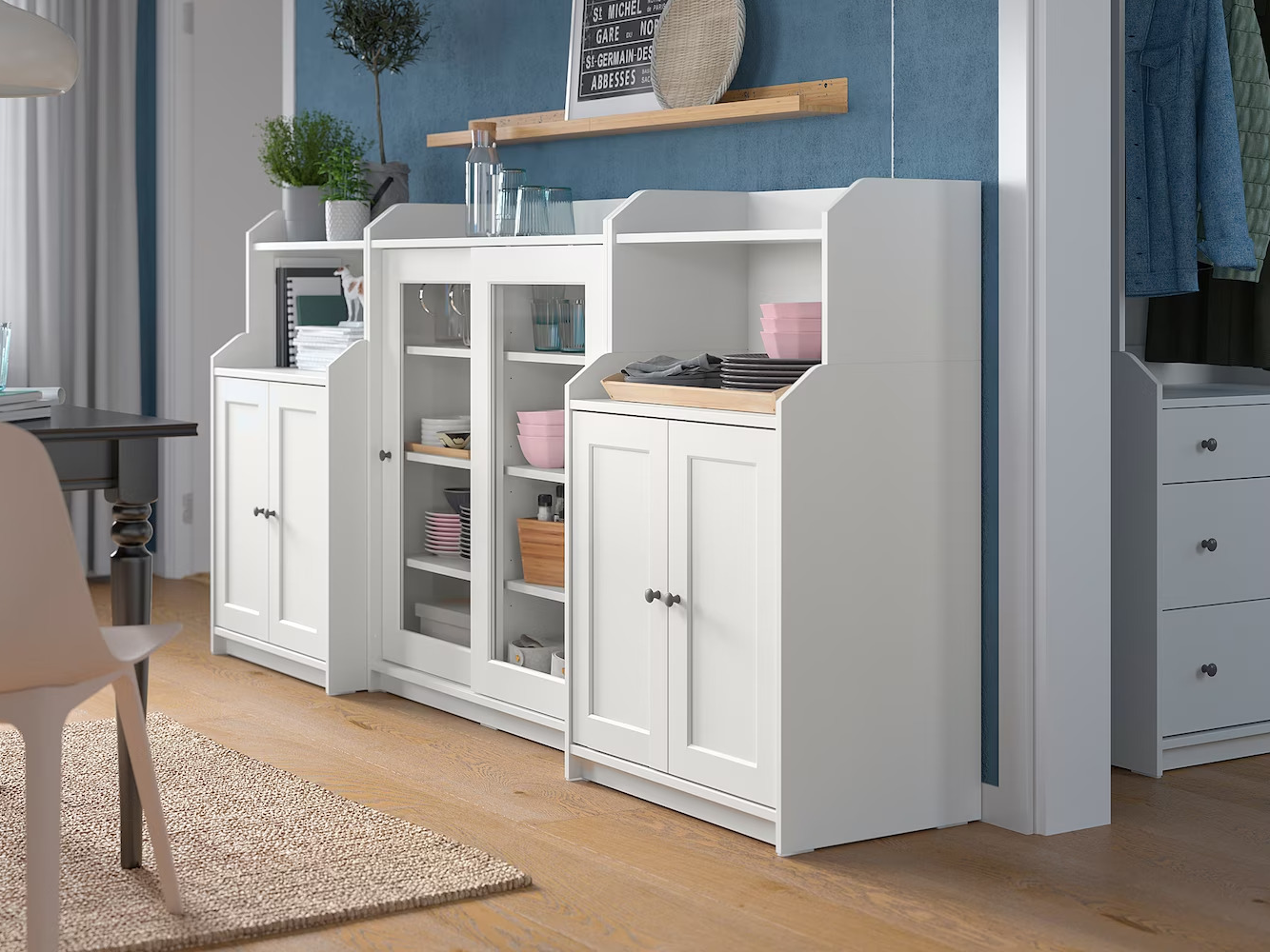 Комод Хауга 22 white ИКЕА (IKEA) изображение товара