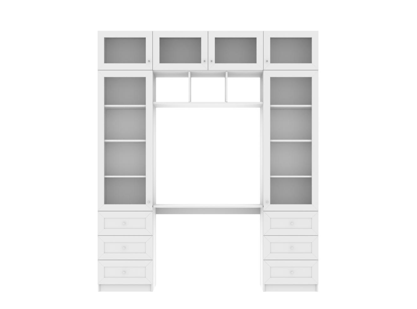 Книжный шкаф Билли 365 white ИКЕА (IKEA) с рабочим местом изображение товара