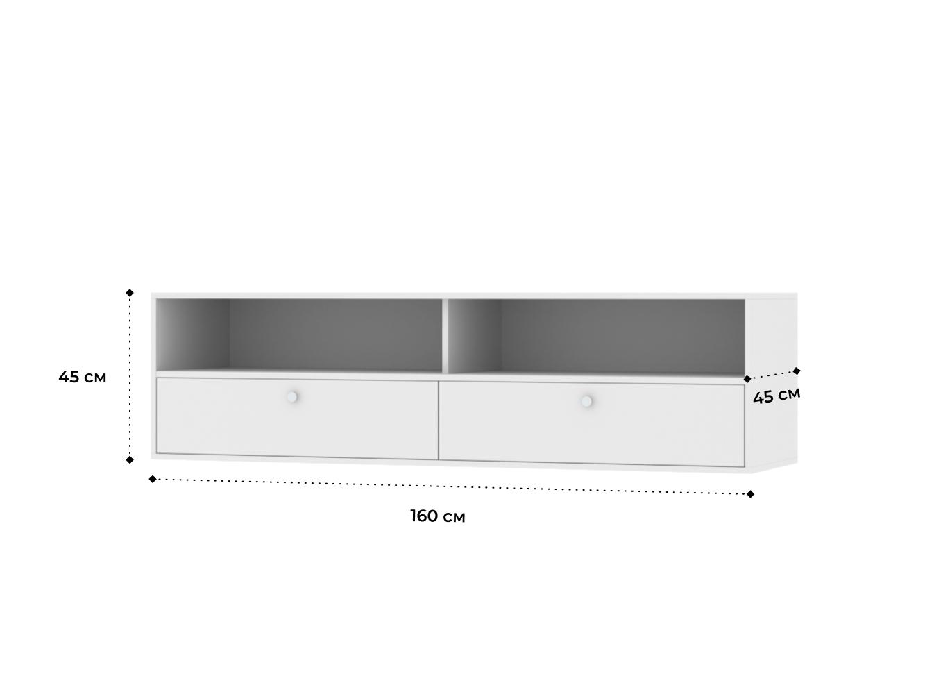 Тумба под телевизор Каллакс KALLAX 114 white ИКЕА (IKEA) изображение товара