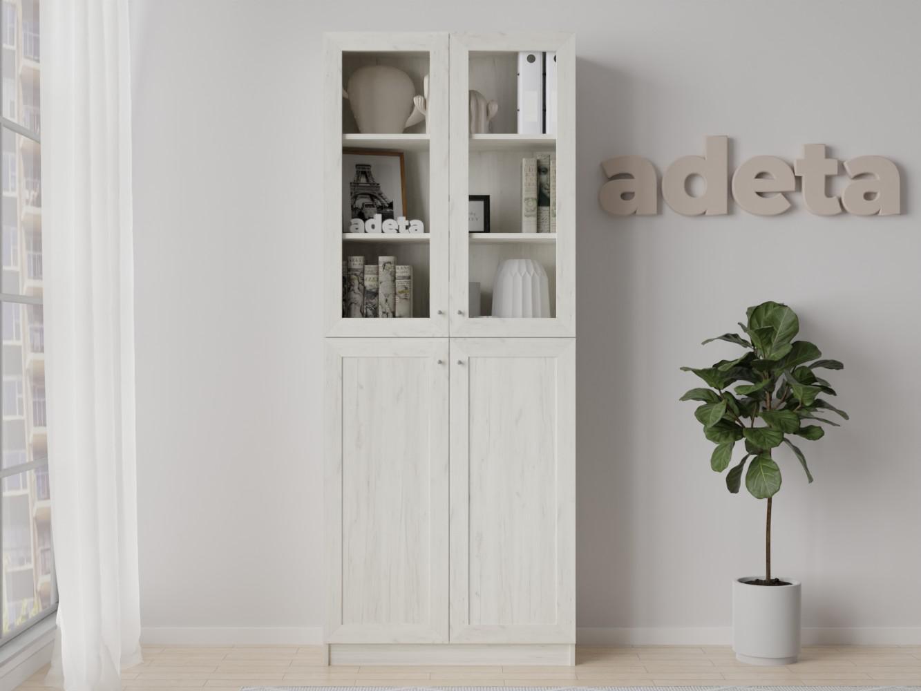 Книжный шкаф Билли 334 oak white craft ИКЕА (IKEA) изображение товара