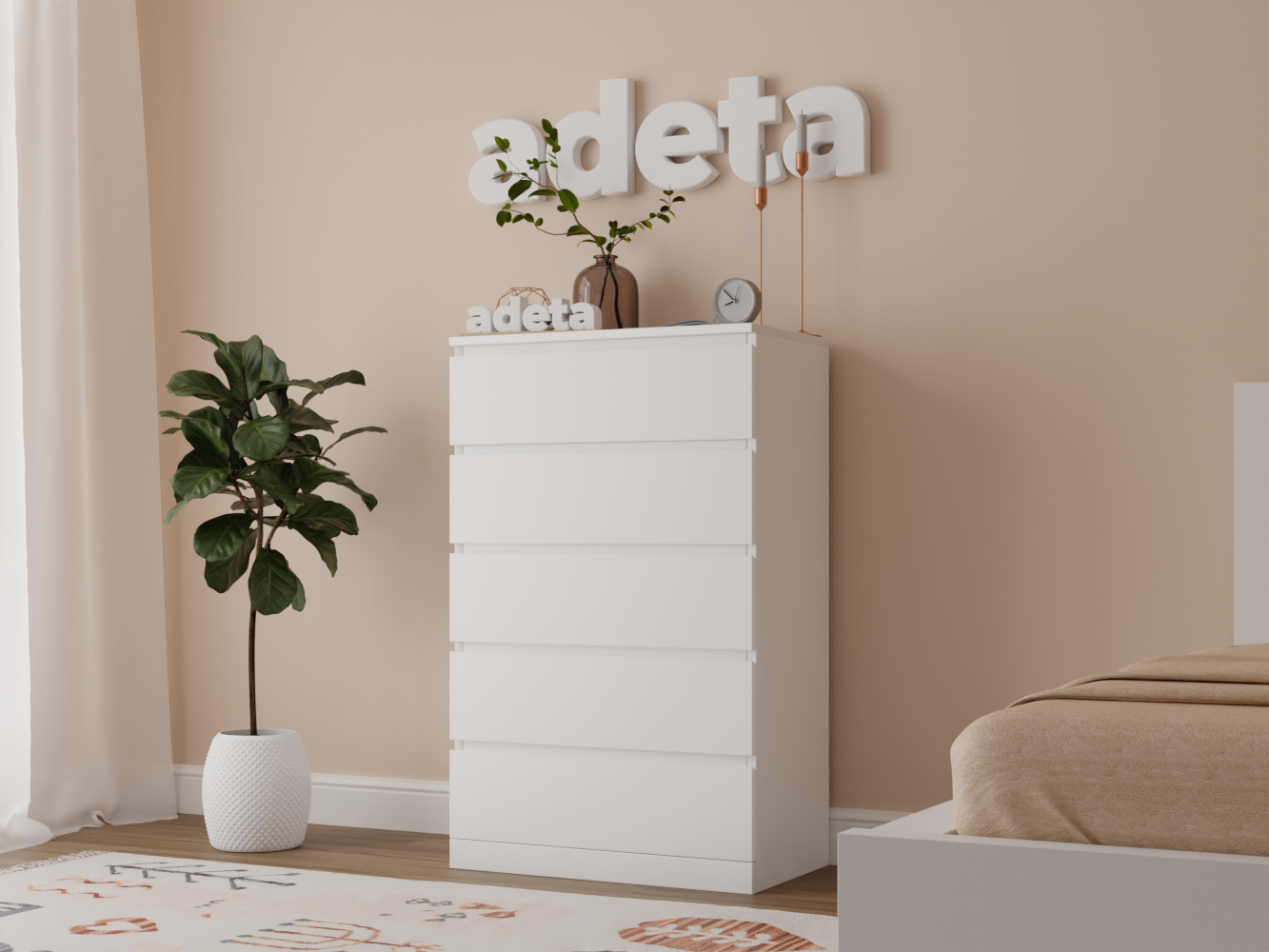 Комод Мальм 19 white ИКЕА (IKEA) изображение товара