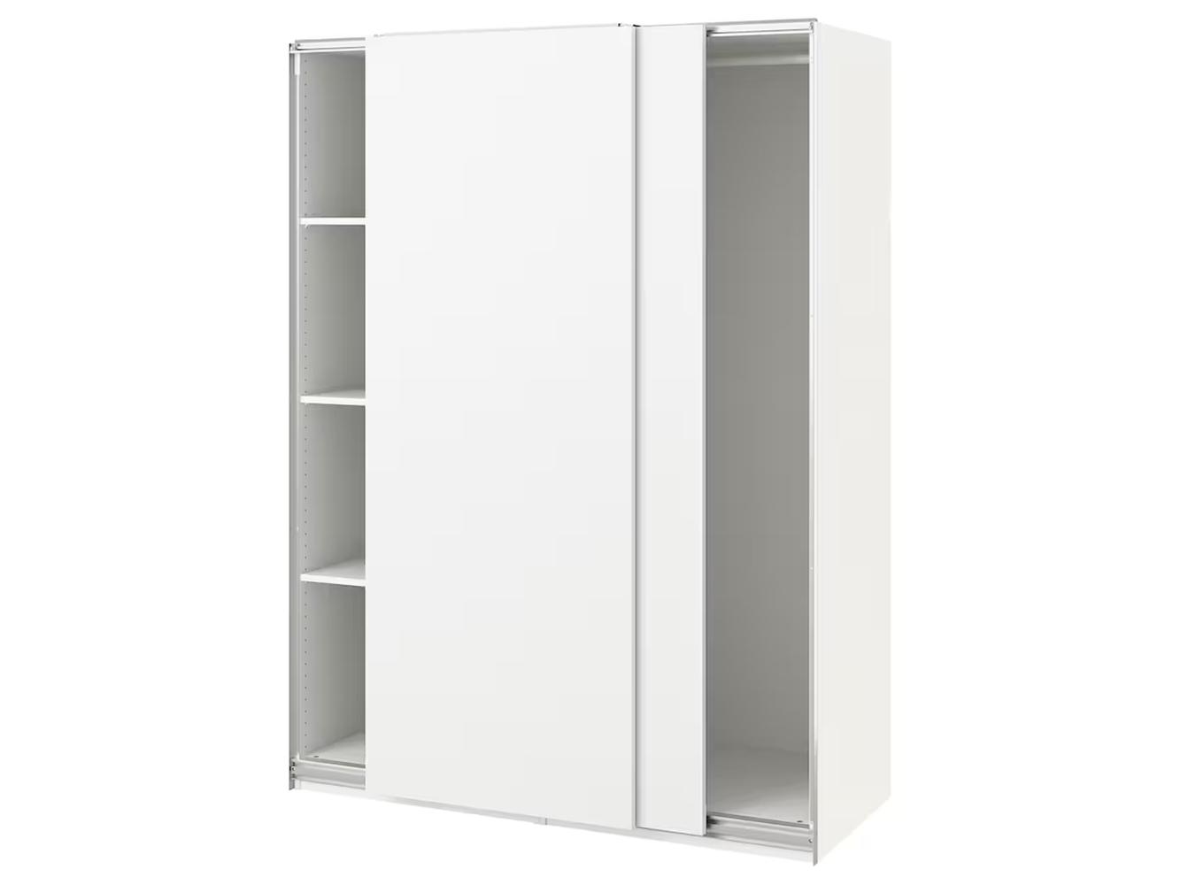 Шкаф купе Пакс Хасвик 13 white ИКЕА (IKEA) изображение товара