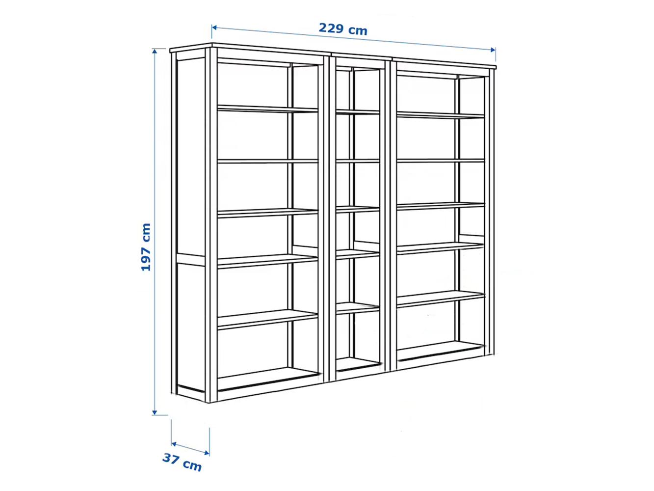 Стеллаж Хемнес 415 white ИКЕА (IKEA) изображение товара