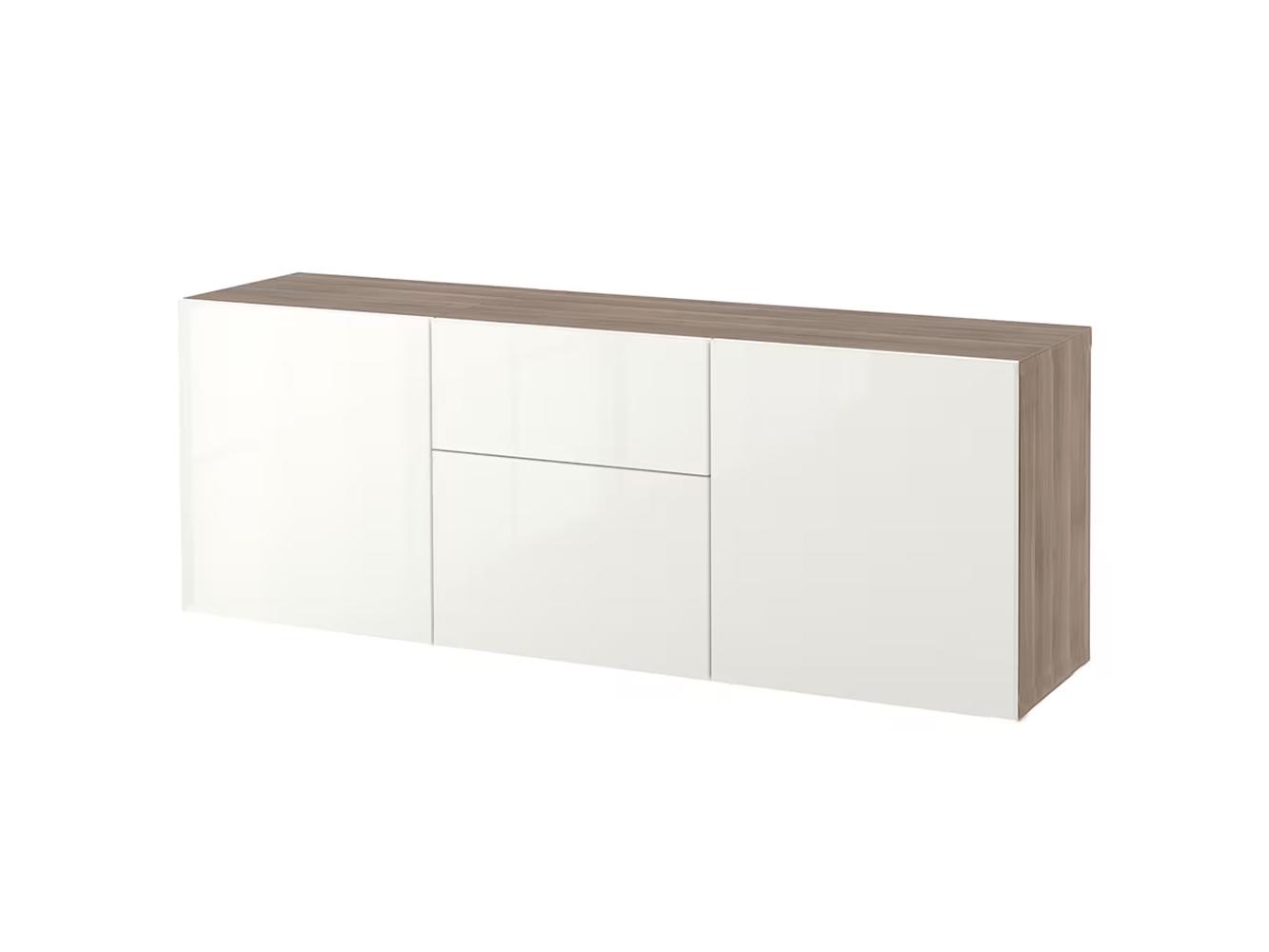 Комод Беста 117 beige white ИКЕА (IKEA) изображение товара