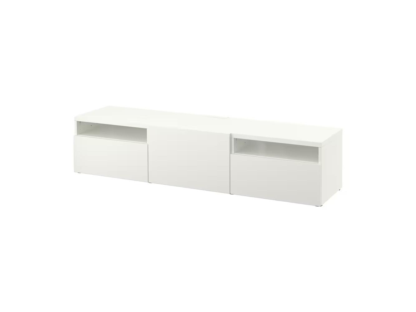 Тумба под телевизор Беста 13 white ИКЕА (IKEA) изображение товара