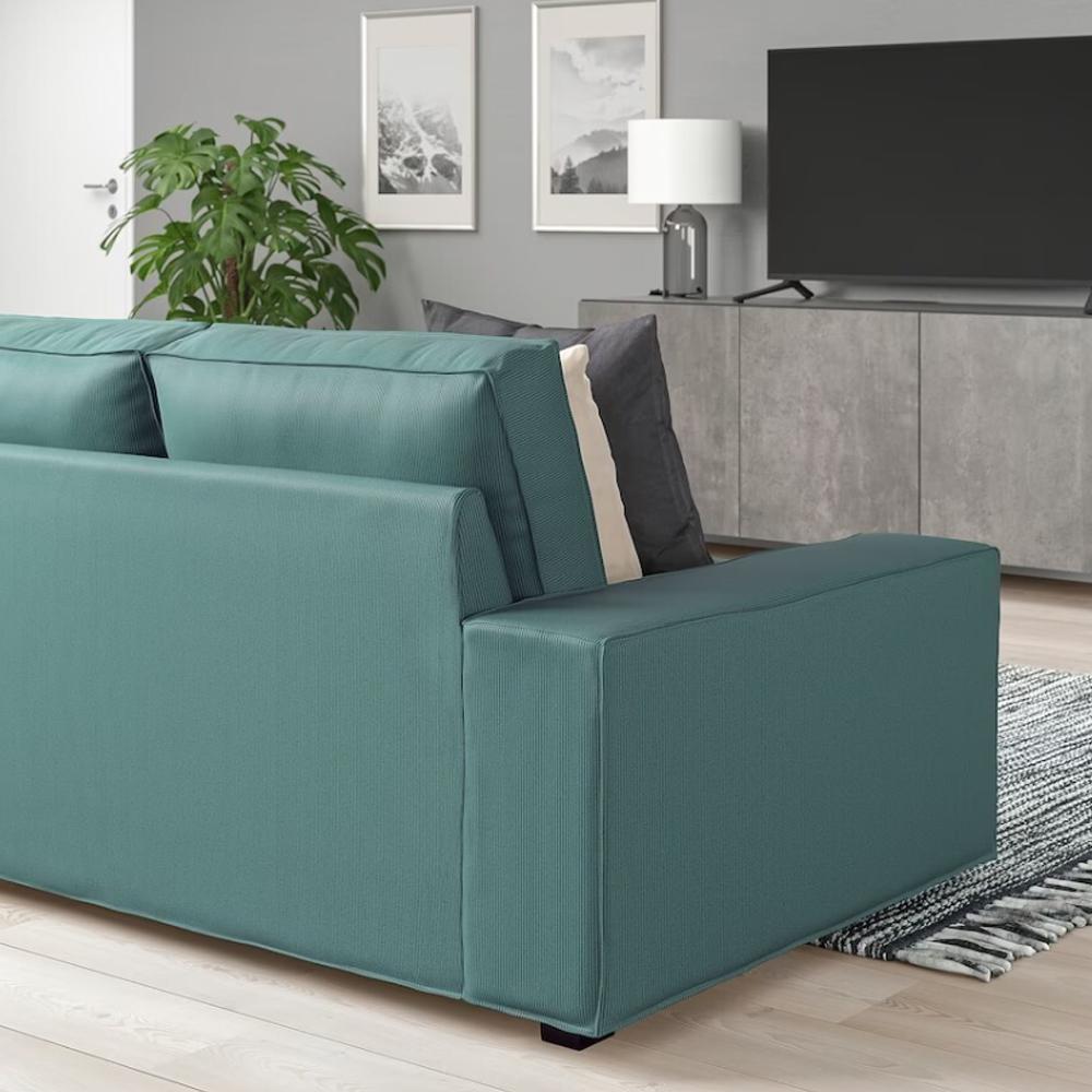 Прямой диван Кивик turquoise ИКЕА (IKEA) изображение товара