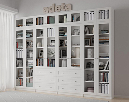 Изображение товара Книжный шкаф Билли 372 white ИКЕА (IKEA) на сайте adeta.ru