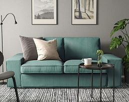 Изображение товара Прямой диван Кивик turquoise ИКЕА (IKEA) на сайте adeta.ru