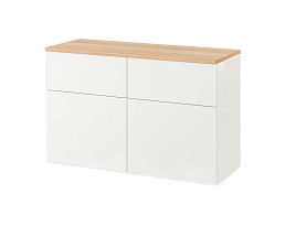 Изображение товара Комод Беста 115 white ИКЕА (IKEA) на сайте adeta.ru