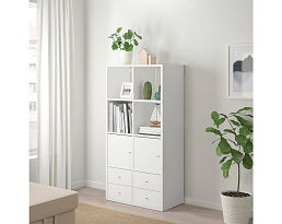 Изображение товара Стеллаж Каллакс 213 white ИКЕА (IKEA)  на сайте adeta.ru